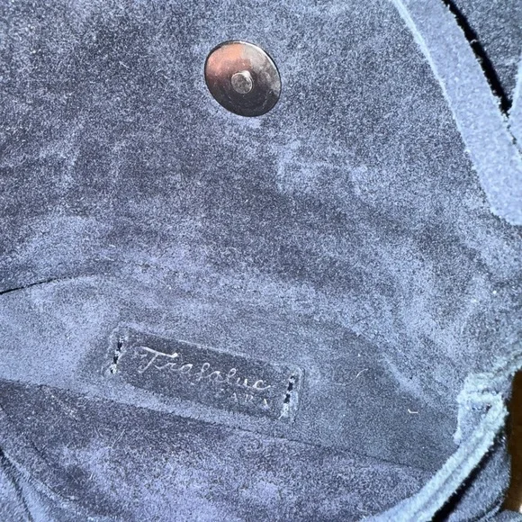 Fringe Navy Blue Crossbody Zara Suede - Picture 3 of 3